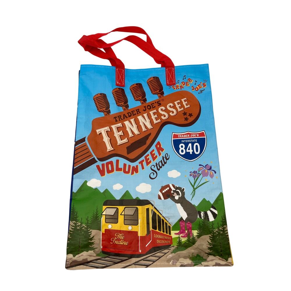 TRADER JOES Tennessee Reusable Shopping Tote Bag NWOT